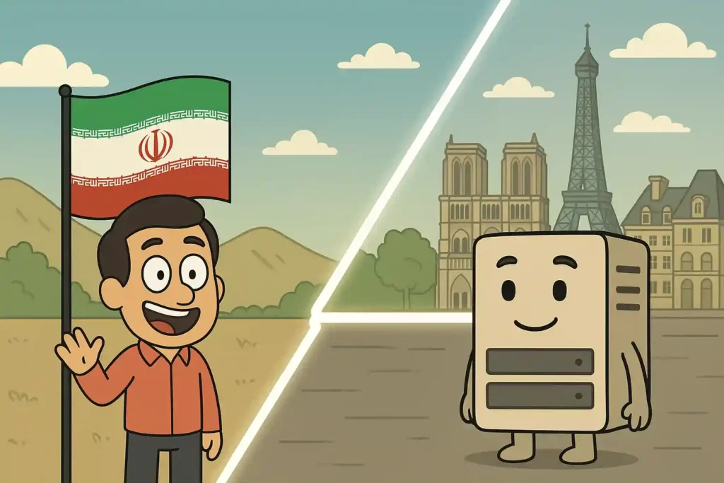 بهترین کشورها V2ray برای کاهش پینگ در بازیهای آنلاین :